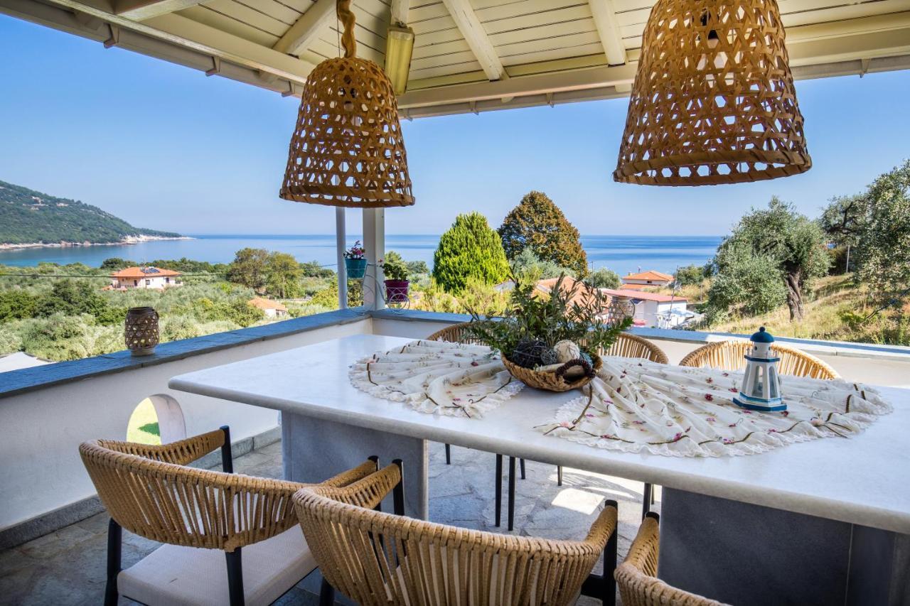 Vista Del Mare Luxury Villa Koinira Buitenkant foto