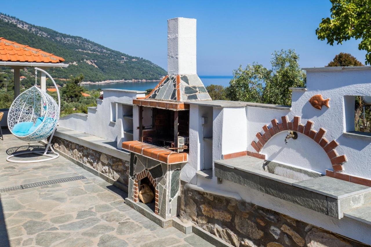 Vista Del Mare Luxury Villa Koinira Buitenkant foto