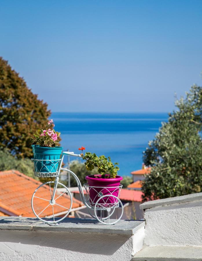 Vista Del Mare Luxury Villa Koinira Buitenkant foto