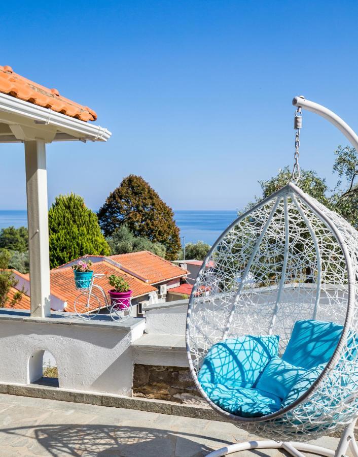 Vista Del Mare Luxury Villa Koinira Buitenkant foto